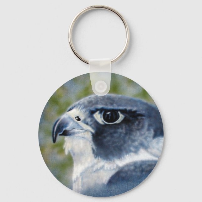 Peregrine-airbrush Nyckelring (Framsida)