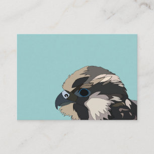 Peregrine Falcon Bird Art Visitkort