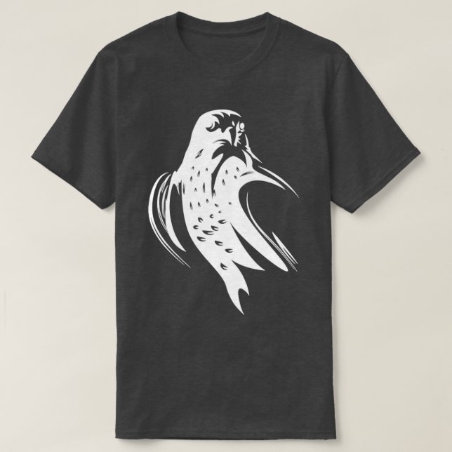 Peregrine Falcon Bird Print T Shirt (Design framsida)