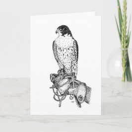 Peregrine Falcon Birthday Card Kort