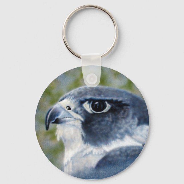 Peregrine Falcon Keychain Nyckelring (Framsida)