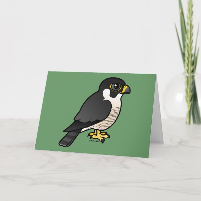 Peregrine Falcon Kort (Framsida)