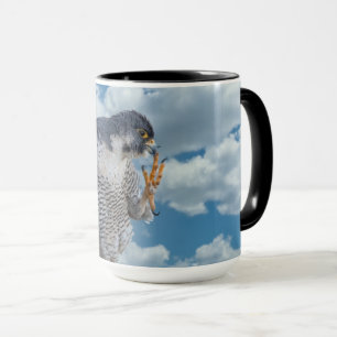 Peregrine Falcon längs Hudson-floden Mugg