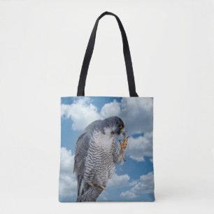 Peregrine Falcon längs Hudson River Tygkasse