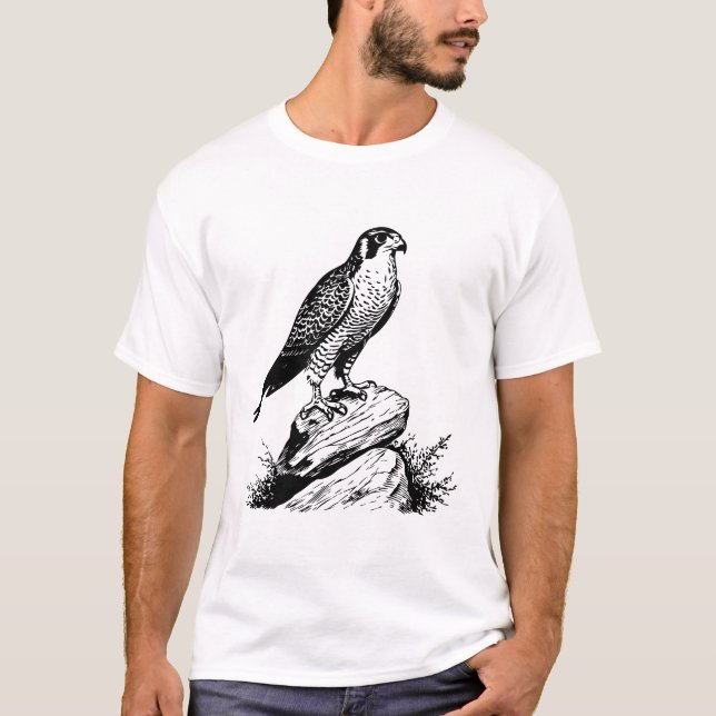 Peregrine falcon  Men's T-Shirts (Framsida)