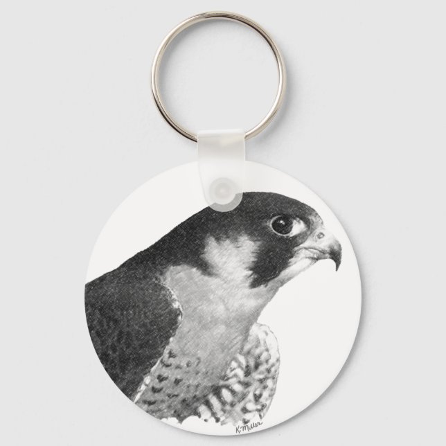 Peregrine Falcon-Pencil Nyckelring (Framsida)