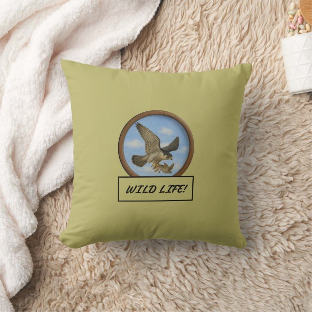 Peregrine Falcon Pillows Kudde (Filt)
