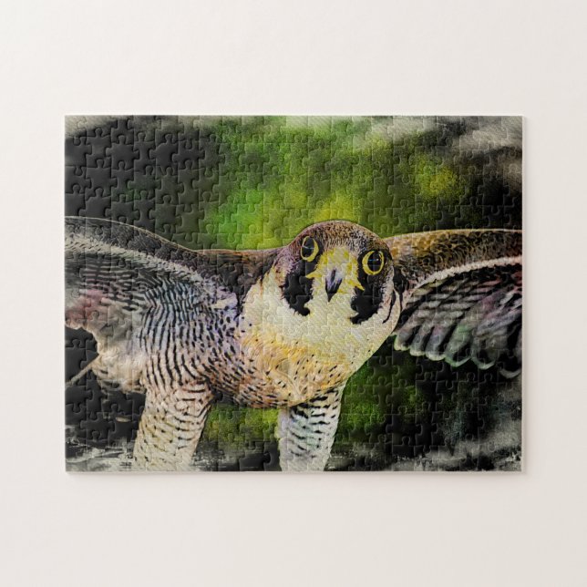 Peregrine Falcon Pussel (Horisontell)