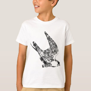 Peregrine Falcon Sketch T Shirt