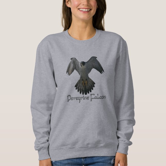Peregrine Falcon Sweatshirt T Shirt (Framsida)