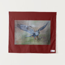 Peregrine Falcon Tapestry