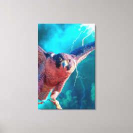 Peregrine Falcon VINGAR of MERCURY Canvastryck