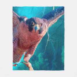 Peregrine Falcon VINGAR of MERCURY Fleecefilt