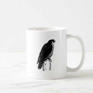 Peregrine falk (illustrationen) kaffemugg