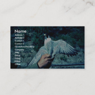 Peregrine falk visitkort