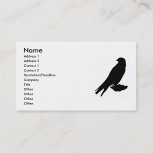 Peregrine falkvisitkort visitkort