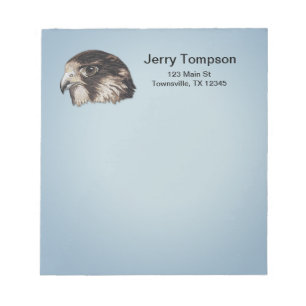 Peregrine Faux Embroidery Anteckningsblock
