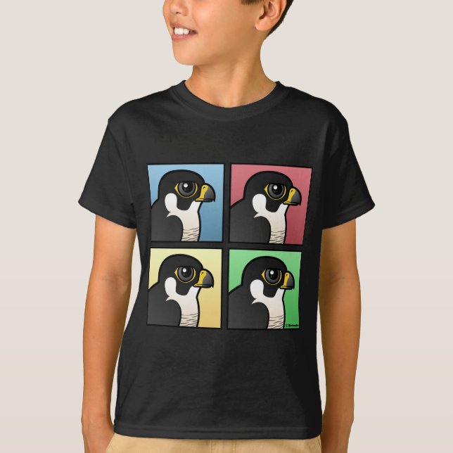 Peregrine för fyra färg t-shirt (Framsida)
