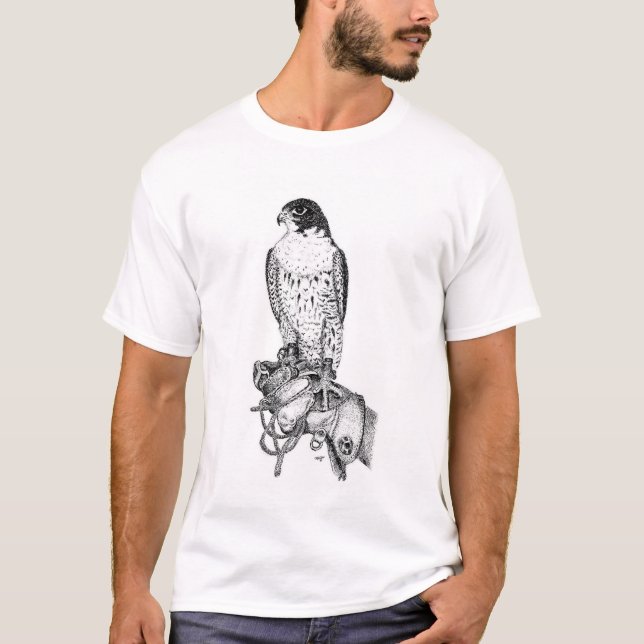 Peregrine skjorta för falk T Shirt (Framsida)