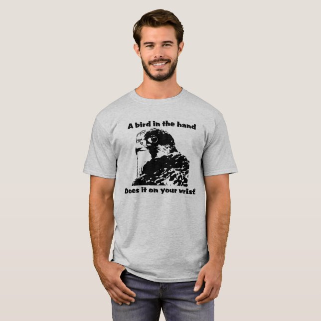 Peregrine skjorta för falkFalconry T Tee Shirt (Hel framsida)