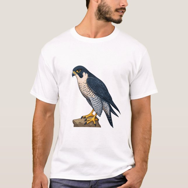 Peregrinefalk Mäns T-Shirts (Framsida)