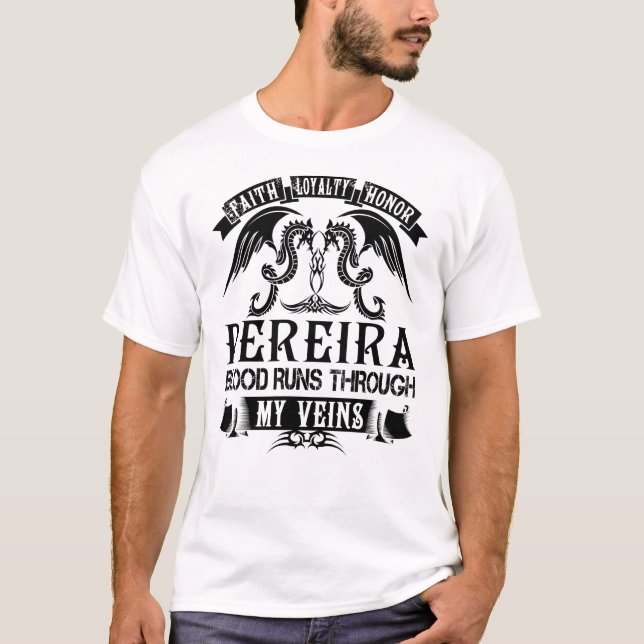 PEREIRA Blood Runs Through My Veins T Shirt (Framsida)