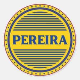 Pereira City Pride Emblem – Colombiansk identitet Runt Klistermärke
