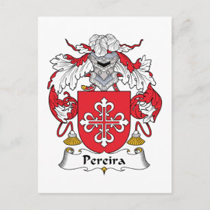 Pereira Family Crest Vykort