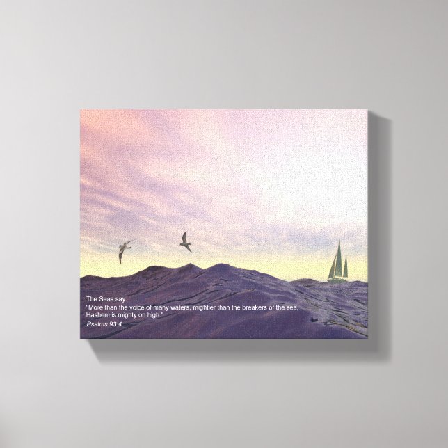 Perek Shira - Sjöarna Canvastryck (Framsida)