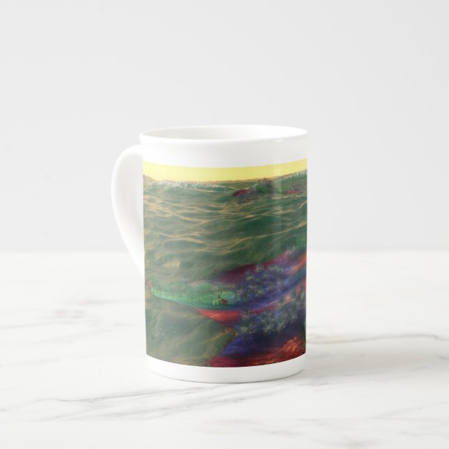 Perelandra Specialty Mugg Benporslin Mugg (Framsida vänster)