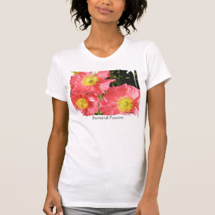 Perenn Passion Poppies Rosa T shirt Apparel.