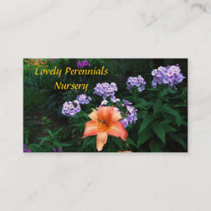 Perennial Flowers Nursery Visitkort