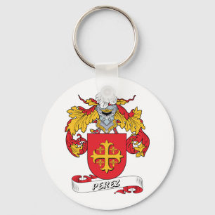 Perez Family Crest Nyckelring