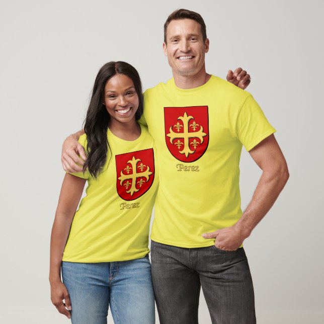 Perez Family Shield Långärmad T-Shirt (Unisex)