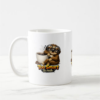 Perezoso con café – Too Smart to Rush Kaffemugg