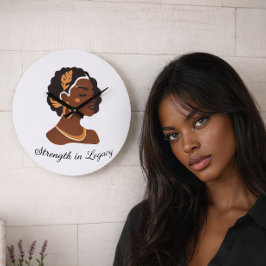 Perfect for Black History Month 2026 celebration Stor Klocka