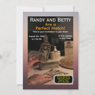 Perfect for each other Invitation Inbjudningar