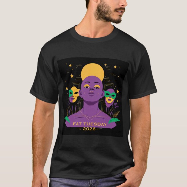 Perfect for Mardi Gras 2026 T Shirt (Framsida)