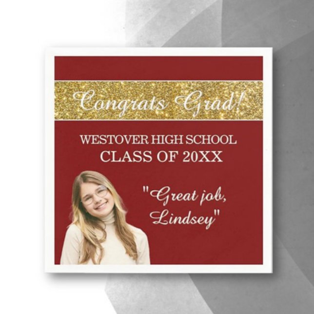 Perfect Graduation Congrats  Pappersservett (Skapare uppladdad)