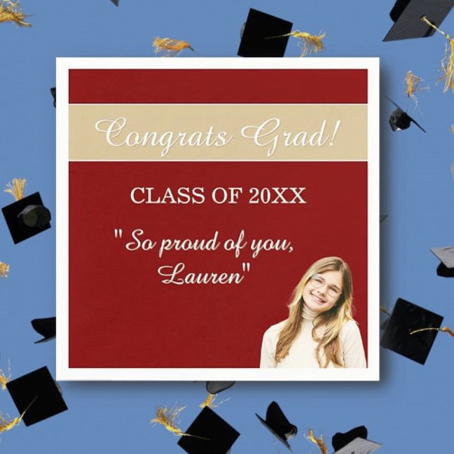 Perfect Graduation Congrats  Pappersservett (Skapare uppladdad)