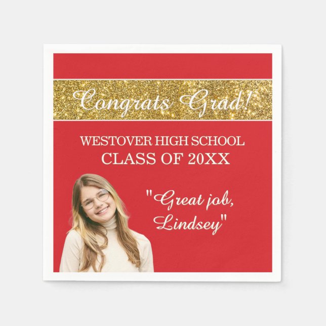 Perfect Graduation Congrats  Pappersservett (Framsidan)