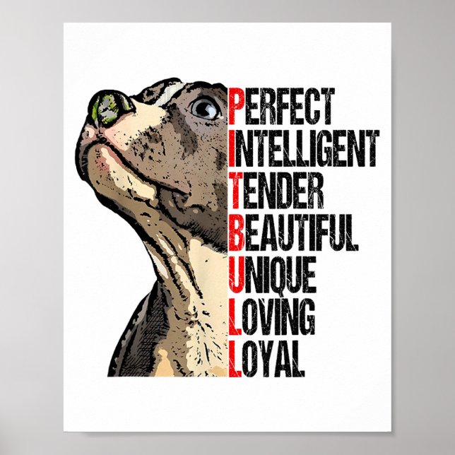 Perfect Intelligent Tender Beautiful Unique Loving Poster (Framsidan)