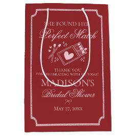 Perfect Match Bridal Shower Bachelorette Favor