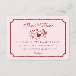 Perfect Match Made in Heaven Pink Share a Recipe Tilläggskort
