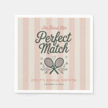 Perfect Match Social Club Tennis Bröllopsdusch