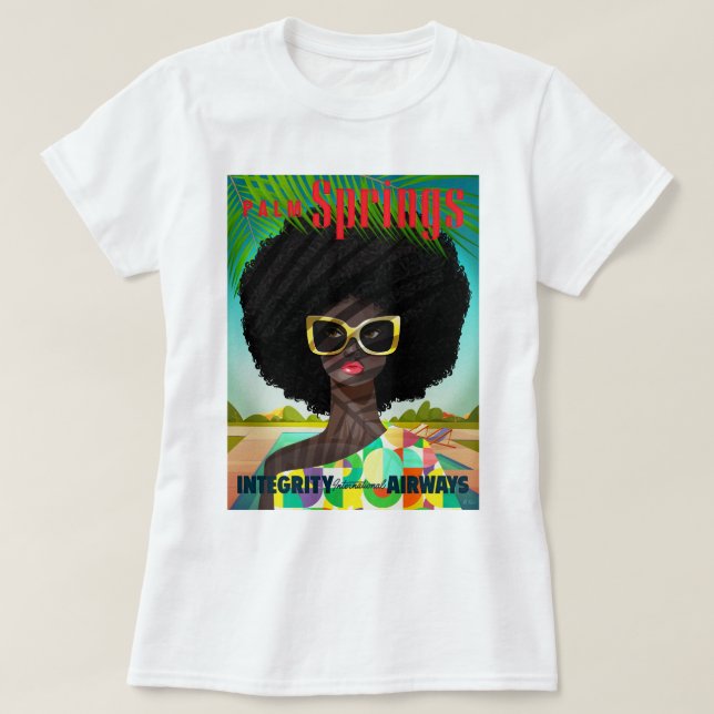 Perfectly Palm Springs Kvinnor T Shirt (Design framsida)