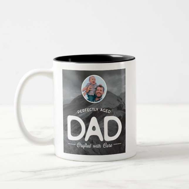 Perfekt Åldras Pappa Mugg (Vänster)