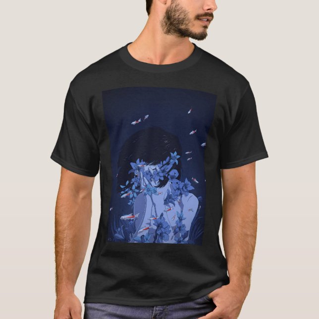 Perfekt Blå T Shirt (Framsida)
