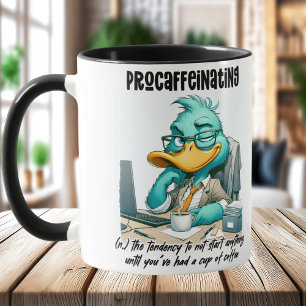 Perfekt Blandning av Humor och kaffe för ditt skri Mugg
