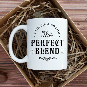 Perfekt Blend Bröllop Gift Coffee Mugg